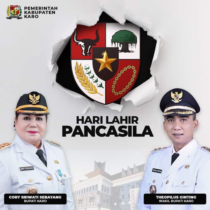Peringati Hari Lahir Pancasila Ini Ajakan Wakil Bupati Karo
