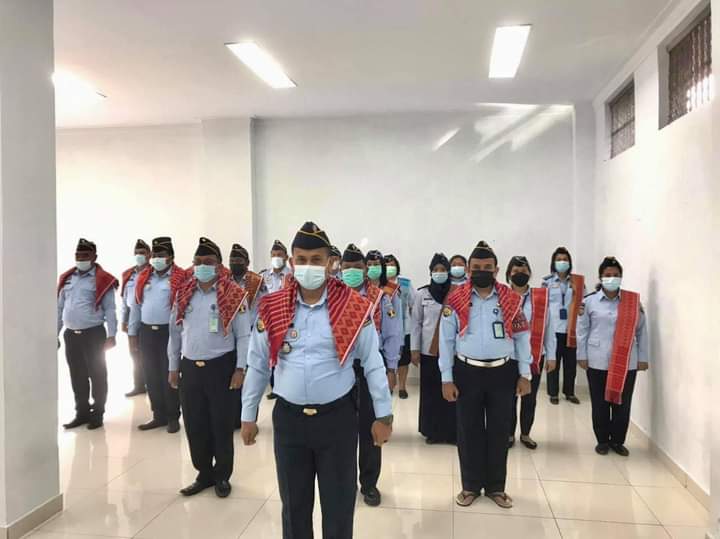 Rutan Kelas II B Kabanjahe Laksanakan Upacara Peringatan Hari Lahir Pancasila