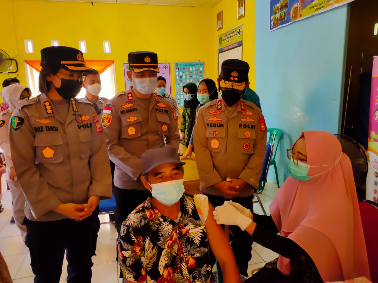 Penanggulangan Covid-19 Polda Bengkulu Gelar Vaksinasi