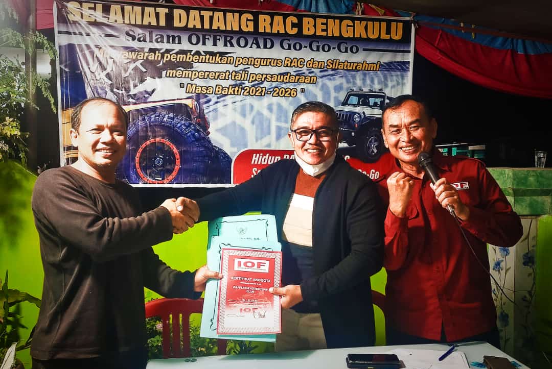 Terpilih Aklamasi Syahril Nahkodai RAC Provinsi Bengkulu