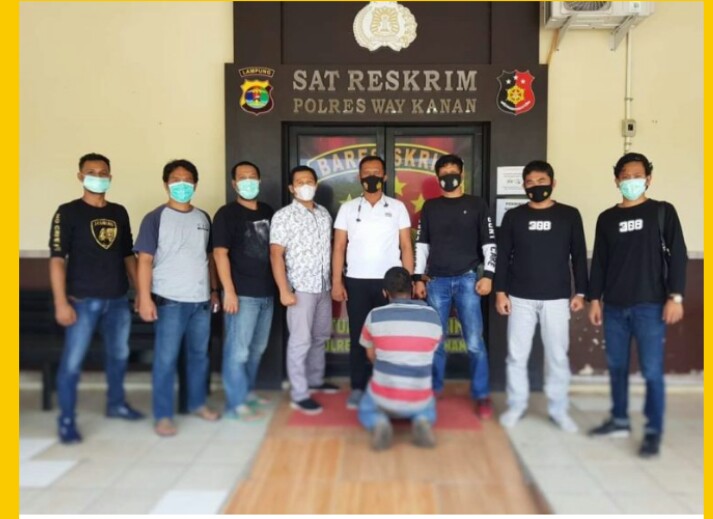 Polres Way Kanan Ciduk Pelaku Pemerasan Sopir Truk