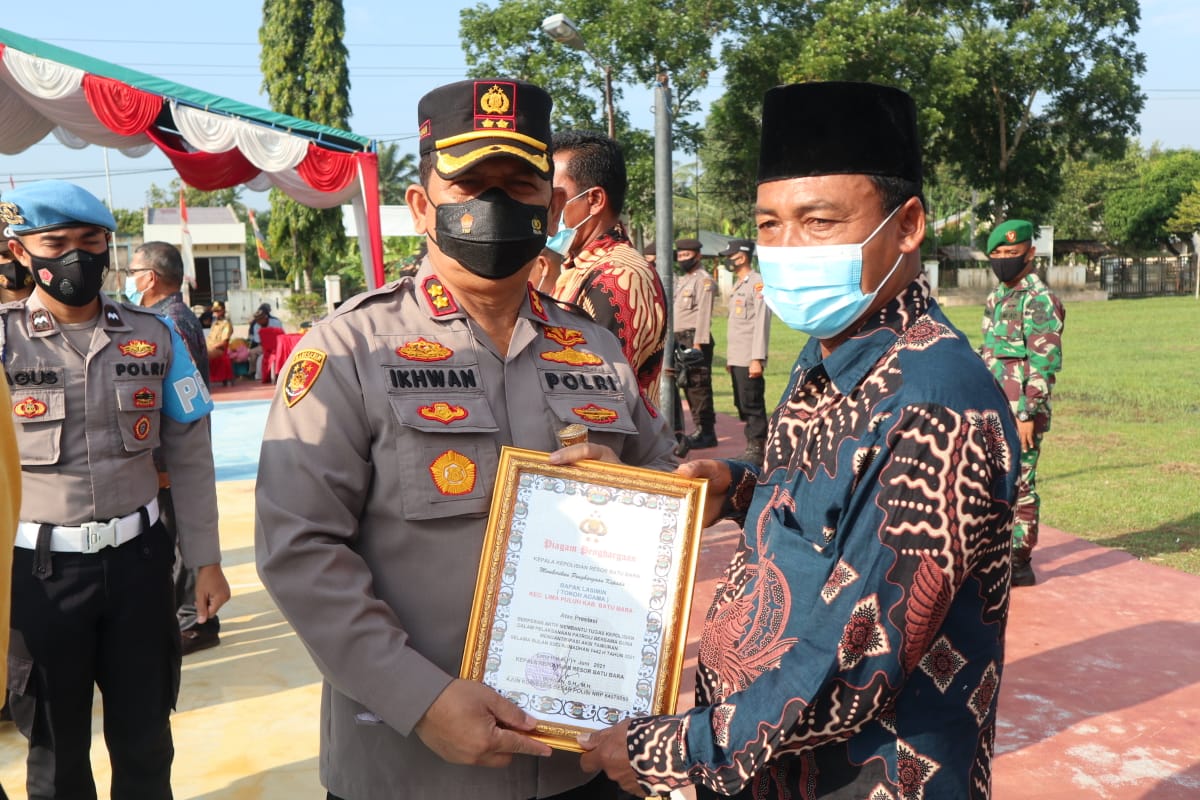 Atensi Kerjasama Kapolres Batu Bara Kembali Berikan Penghargaan