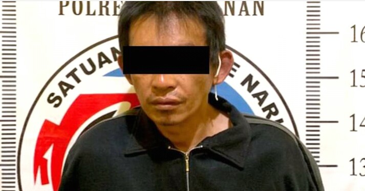 Polres Way Kanan Amankan Paruh Baya Pengedar Narkotika