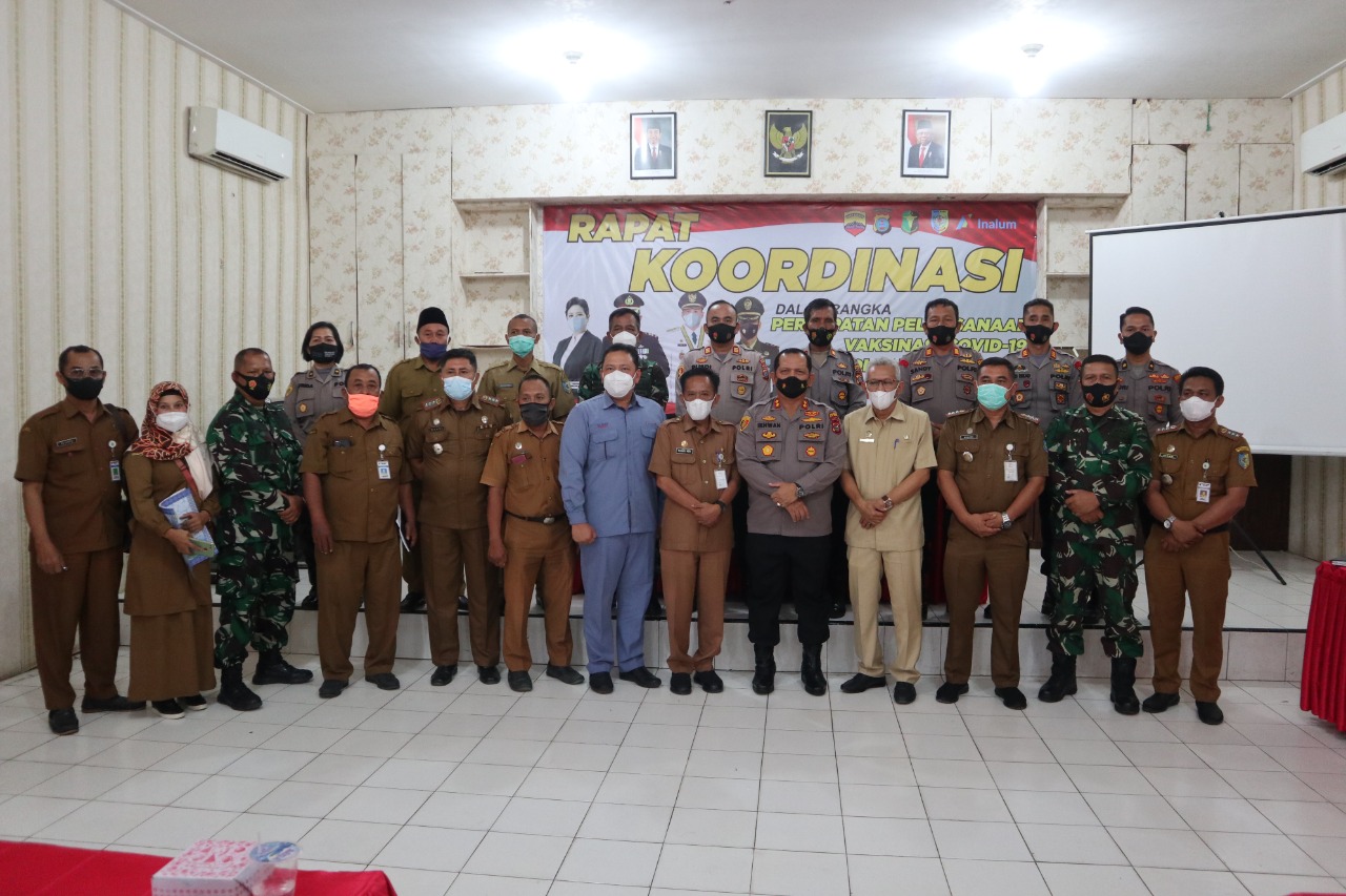 Target 64.828 Orang Forkopimda Batu Bara Rakor Percepatan Vaksinasi Covid-19
