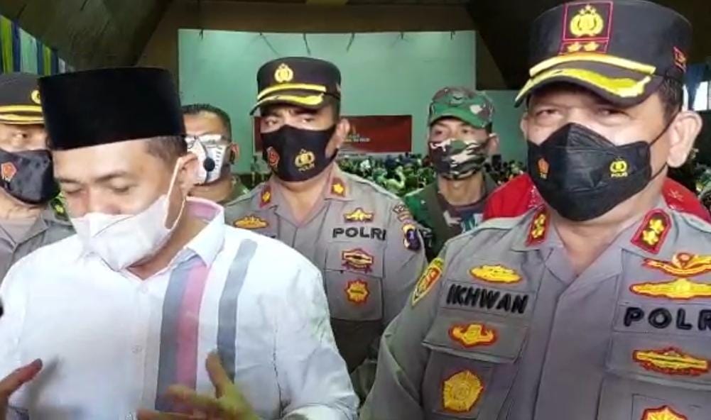 Jelang HUT Bhayangkara Ke-75 Vaksinasi Massal Capai 4.658