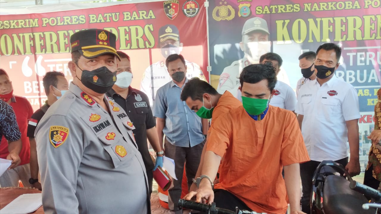 Polres Batu Bara Ringkus Dua Pelaku Curanmor