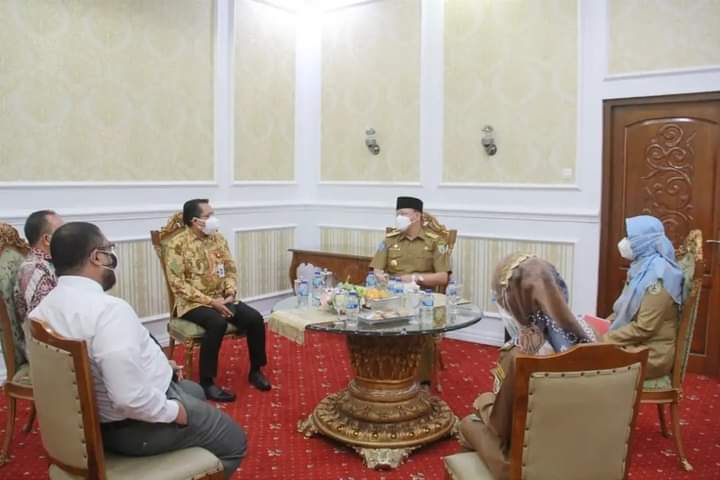 Penanganan Covid-19 Gubernur Rohidin Dapat Dukungan OJK dan Bank Indonesia