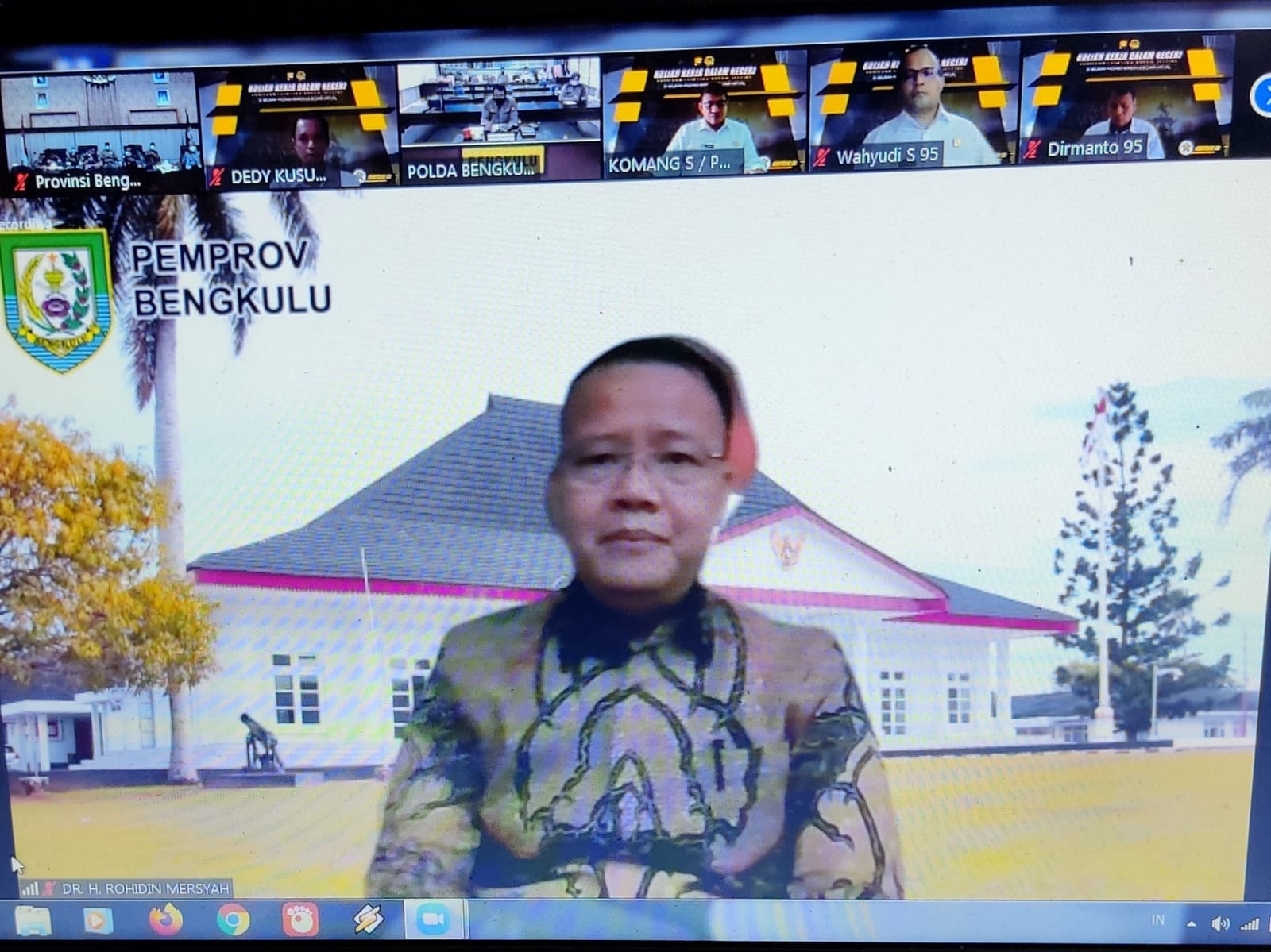 Gubernur Bengkulu Tekankan Pentingnya Edukasi Prokes COVID-19