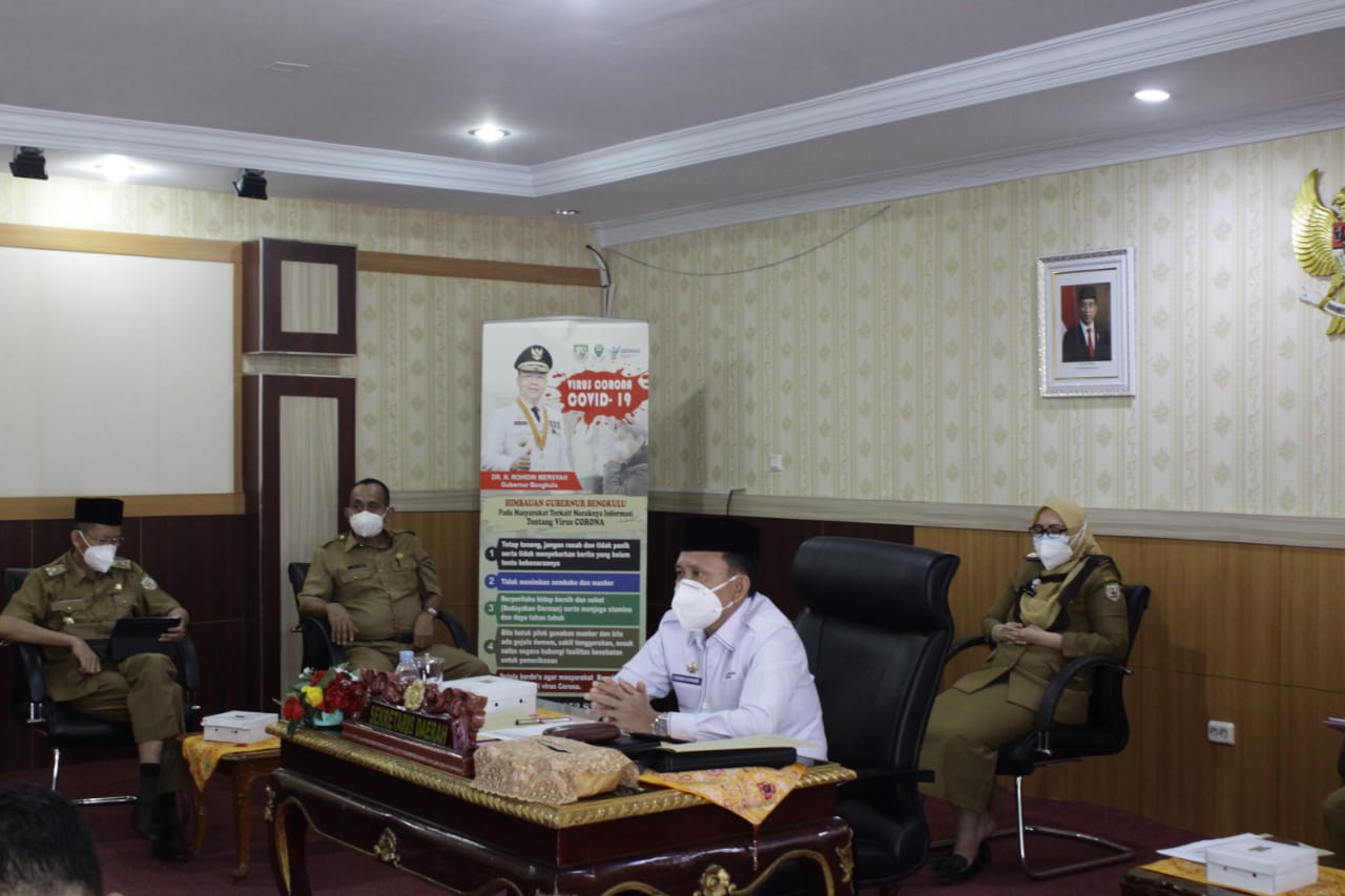 Bahas Pertanggungjawaban APBD Sekda Ikuti Rapat Banggar Secara Virtual