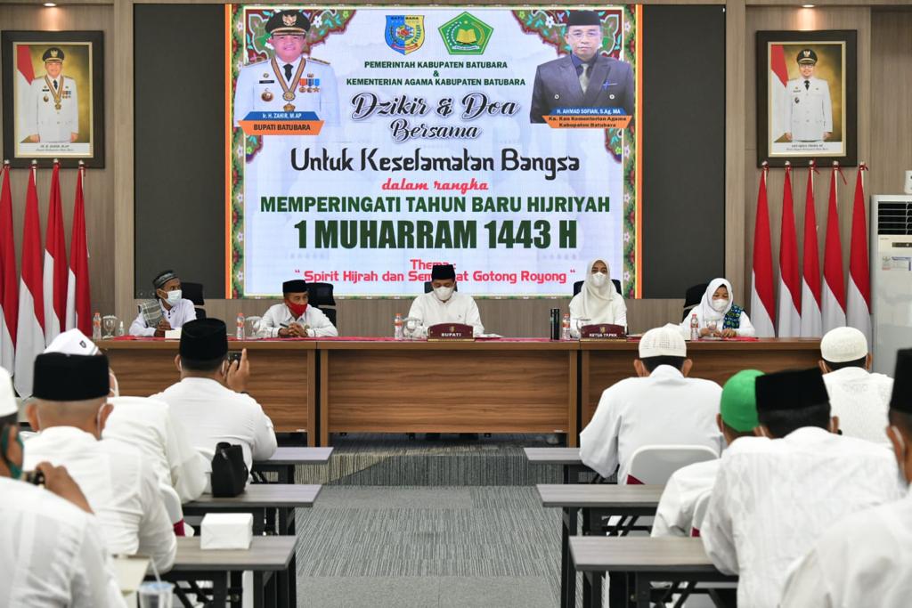 Bupati Batu Bara Bersama Kemenag Gelar Do'a dan Zikir Bersama