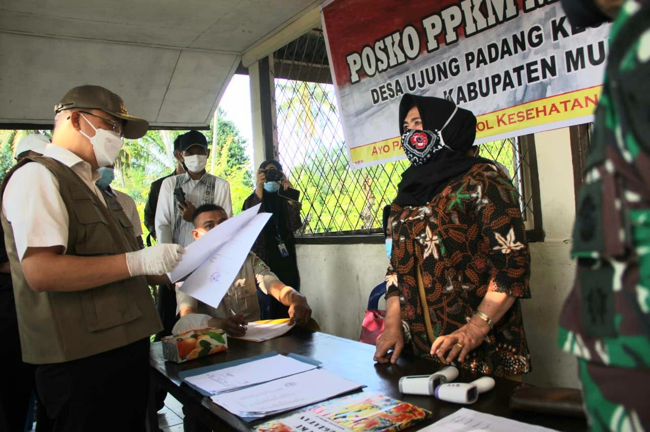 Gubernur Rohidin Apresiasi Satgas PPKM Mikro COVID-19 Mukomuko