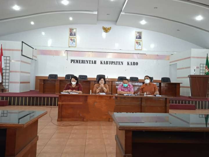 Bupati Karo Pimpin Rakor Pemantapan Pilkades Gelombang III