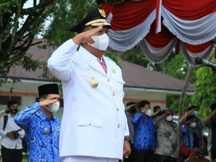 Kabupaten Labuhanbatu Gelar Peringatan HUT Kemerdekaan di Lapangan Diklat BKPP
