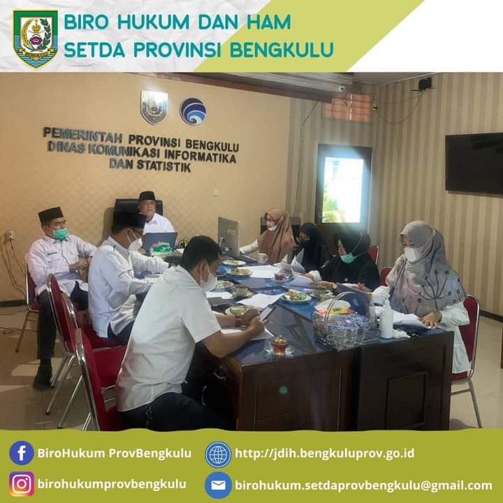 Kadis Kominfotik Pimpin Pembahasan Pergub Penyebarluasan Informasi