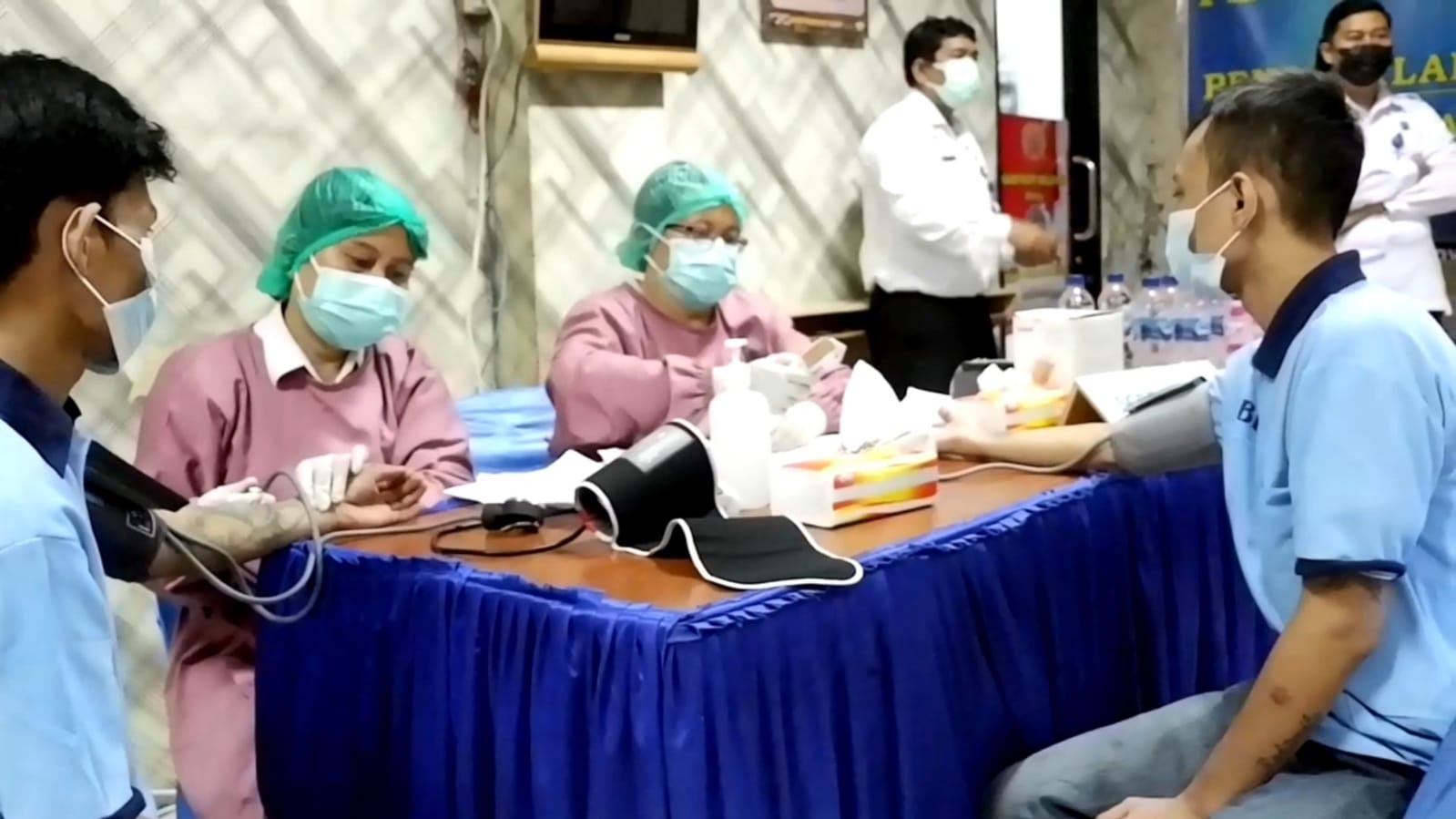 330 Orang Ikuti Vaksinasi di Rutan Kelas I Labuhan Deli