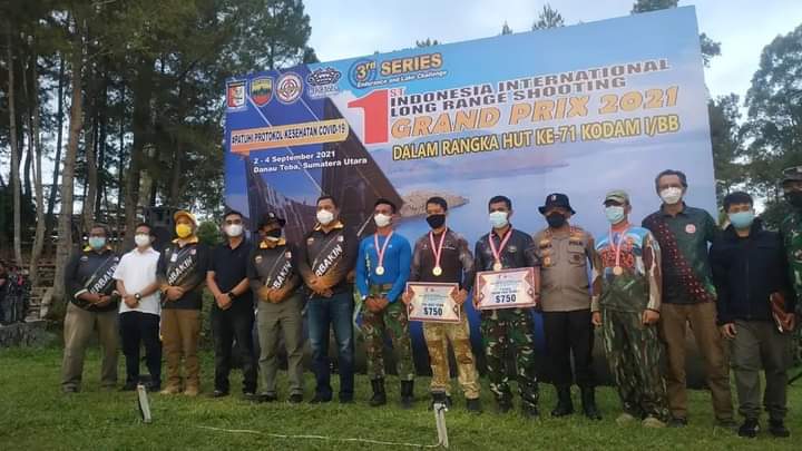 Wabup Karo Hadiri Penutupan Kejuaraan Menembak Internasional HUT Ke-71 Kodam 1/BB