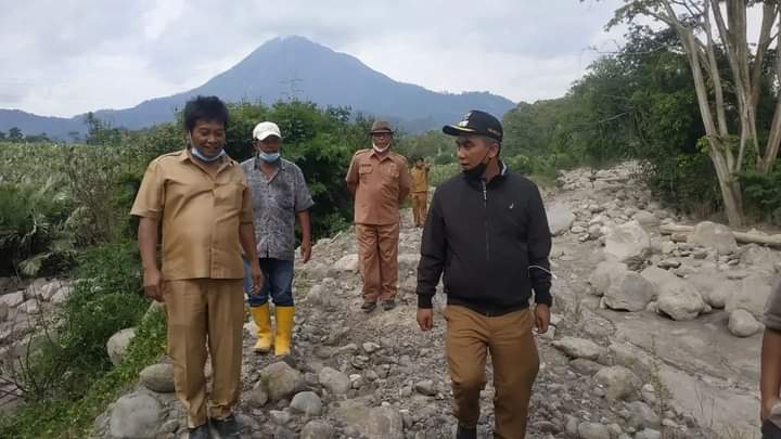 Tinjau Normalisasi Jalur Laharan Ini Harapan Wakil Bupati Karo