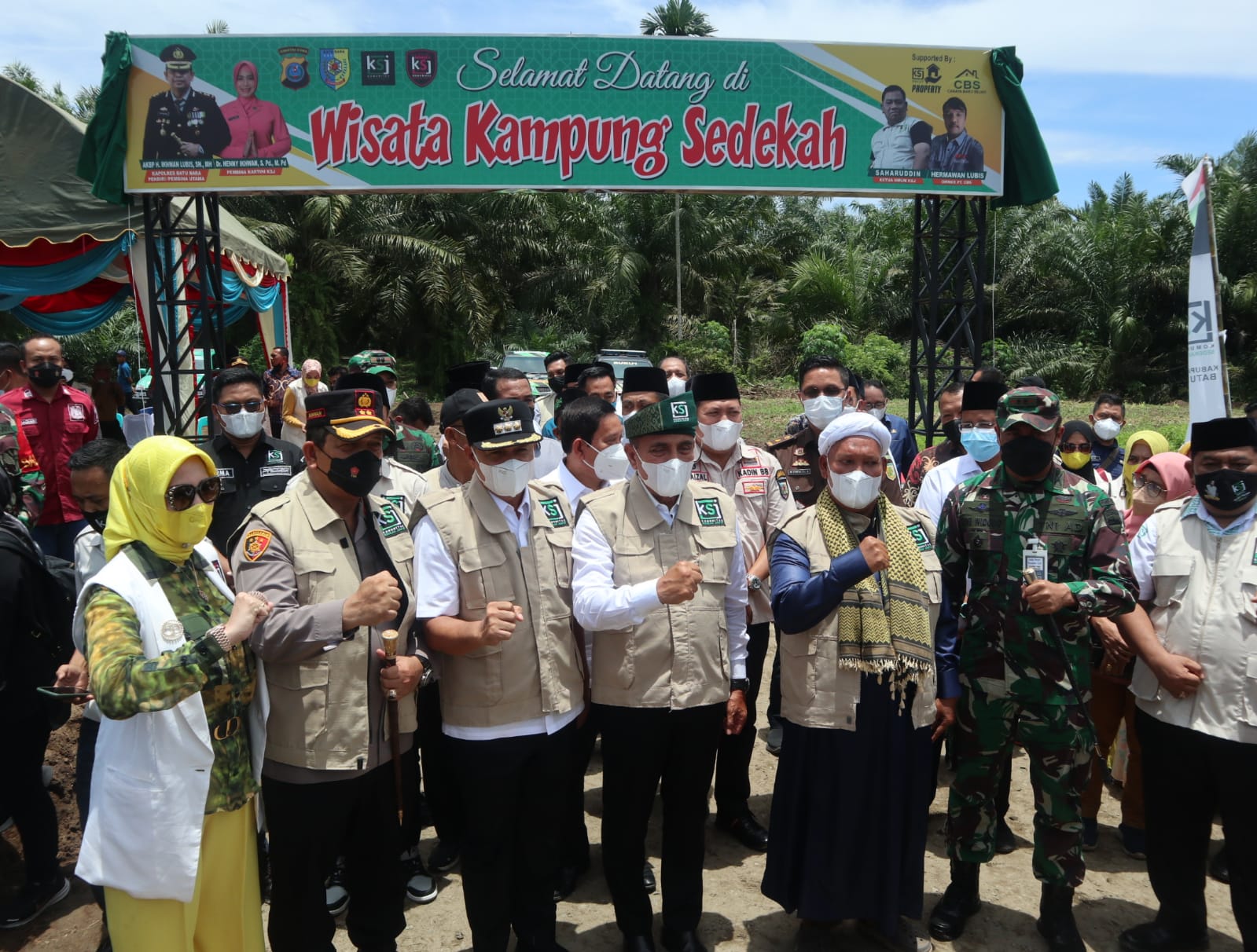 Gubernur Sumut Hadiri Peletakan Batu Pertama Kampung Sedekah KSJ