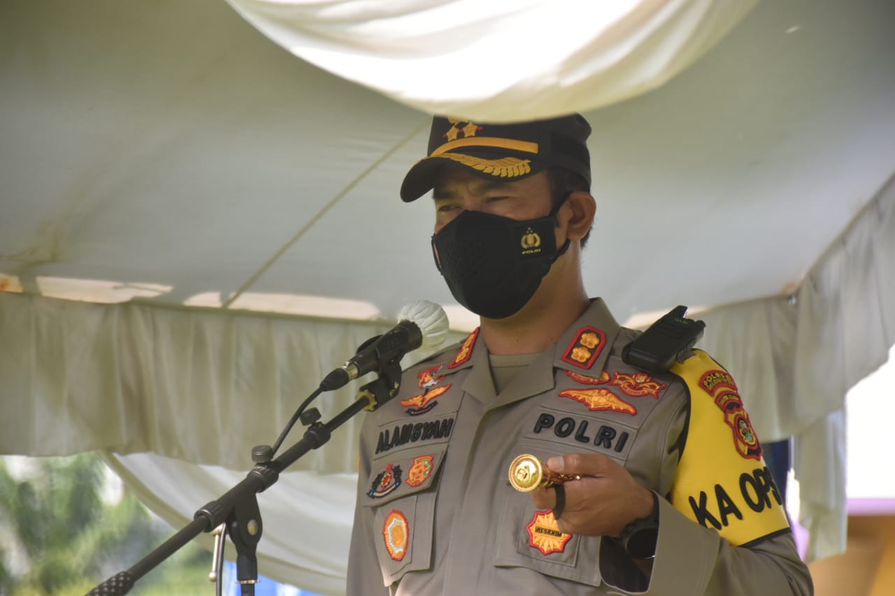 Kapolres Muba Pimpin Apel Gelar Pasukan Operasi Patuh Musi 2021
