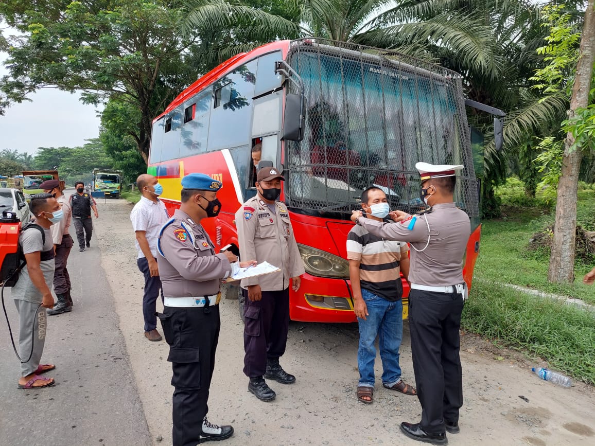 Polres Batubara Kembali Gelar Ops Yustisi Prokes