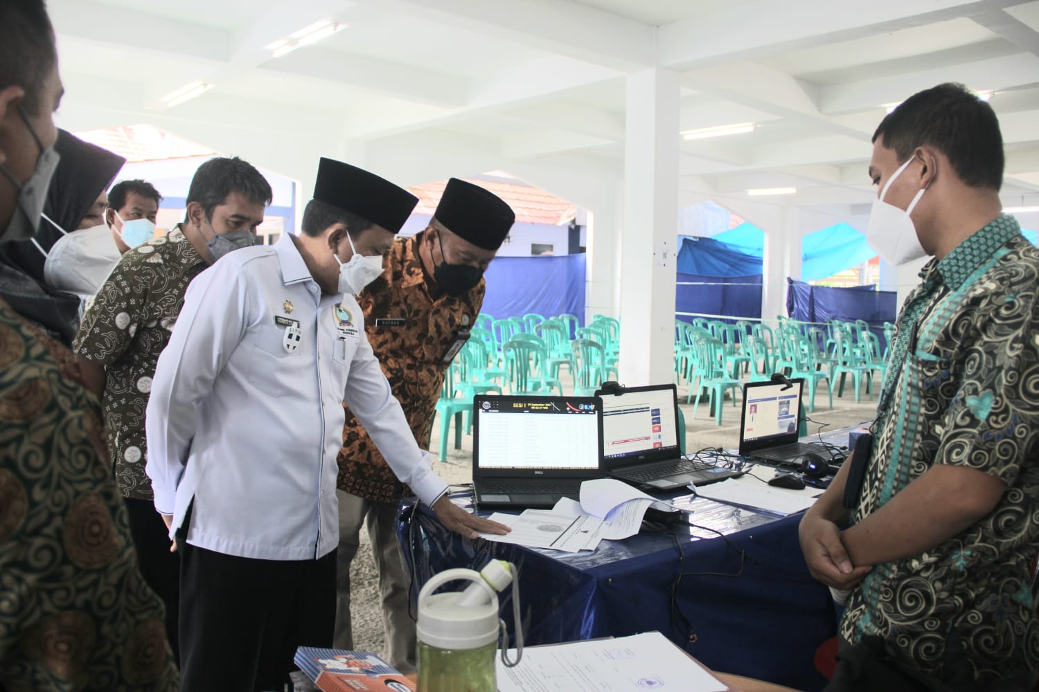 Sekda Hamka Cek Lokasi Pelaksanaan SKD CPNS Provinsi Bengkulu