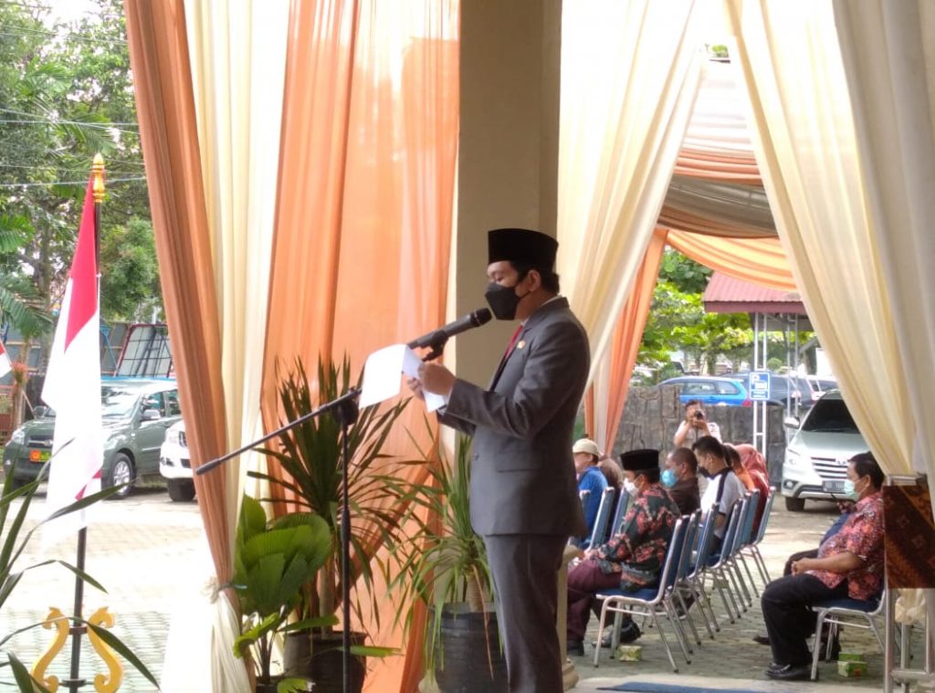 Wabup BU Arie Pimpin Upacra HUT Agraria & Tata Ruang KE-61