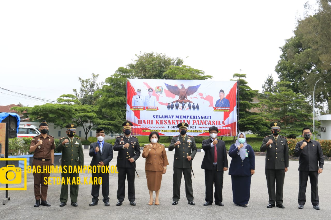 Forkopimda Karo Peringati Hari Kesaktian Pancasila