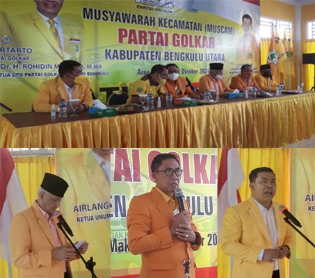 Gelar Muscam Golkar Bengkulu Utara Matangkan Strategi Jelang 2024