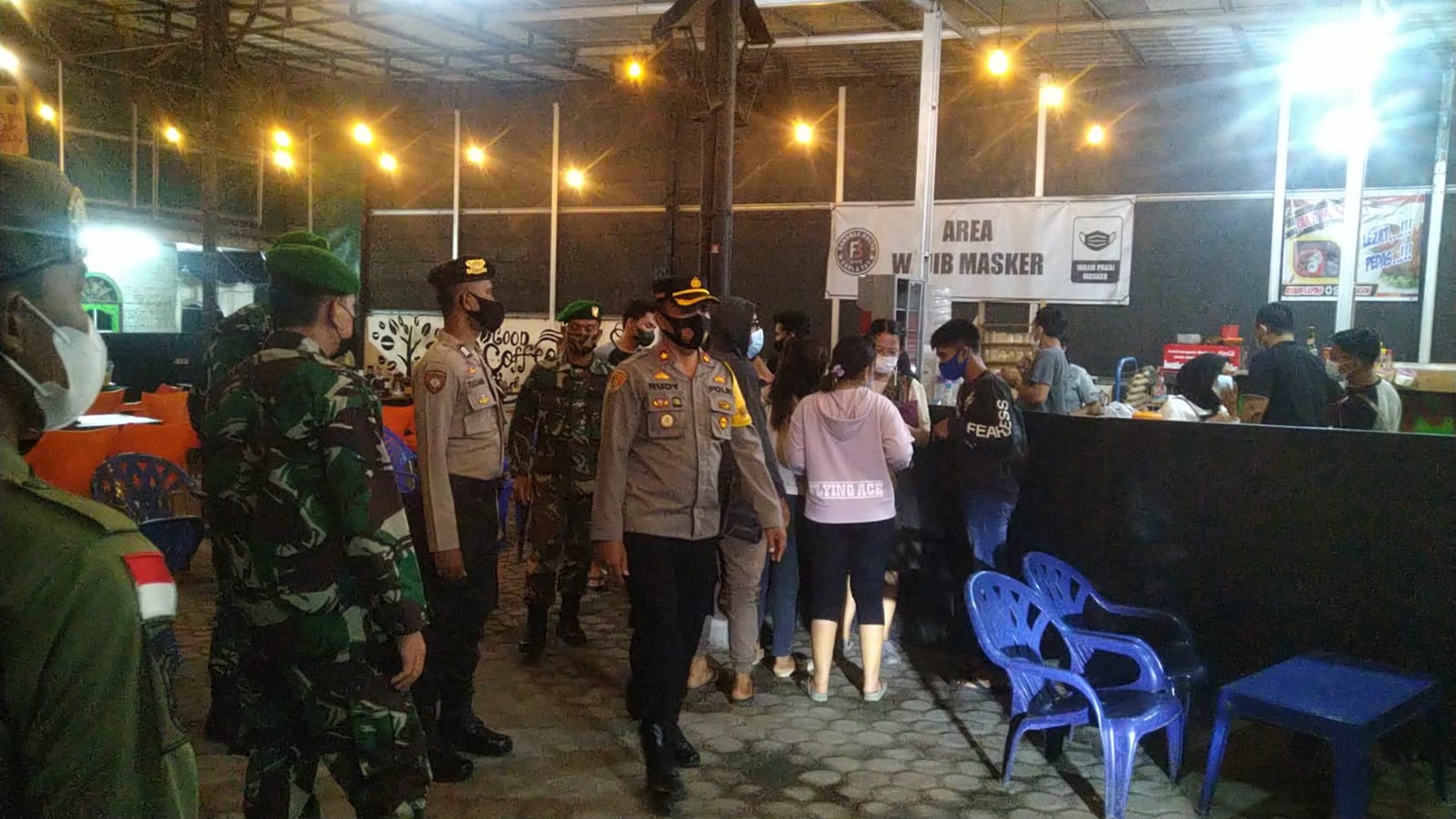 Polres Batubara Ops Yustisi Pelanggar Prokes Secara Humanis