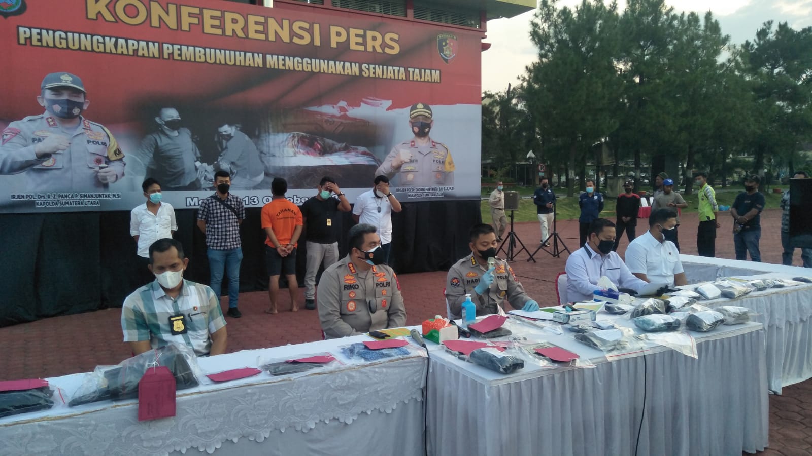 Poldasu dan Polrestabes Medan Berhasil Ungkap Kasus Pembunuhan Sadis di Hotel Hawaii