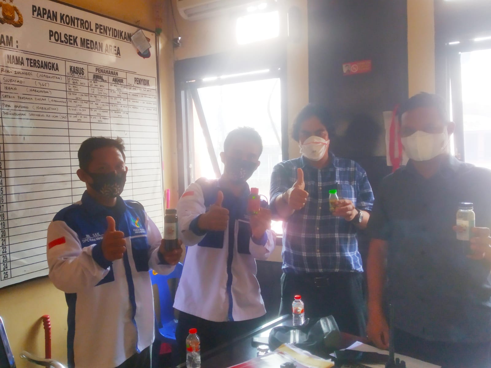 PMKM Prima Indonesia Kota Medan Jalin Silaturahmi ke Polsek Medan Area