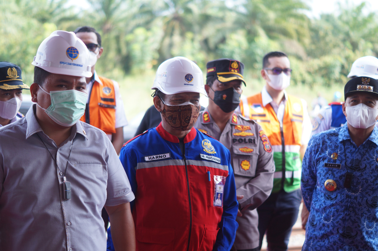 Komisi V DPR RI Tinjau Jalur Kereta Api Bandar Tinggi-Kuala Tanjung Batubara