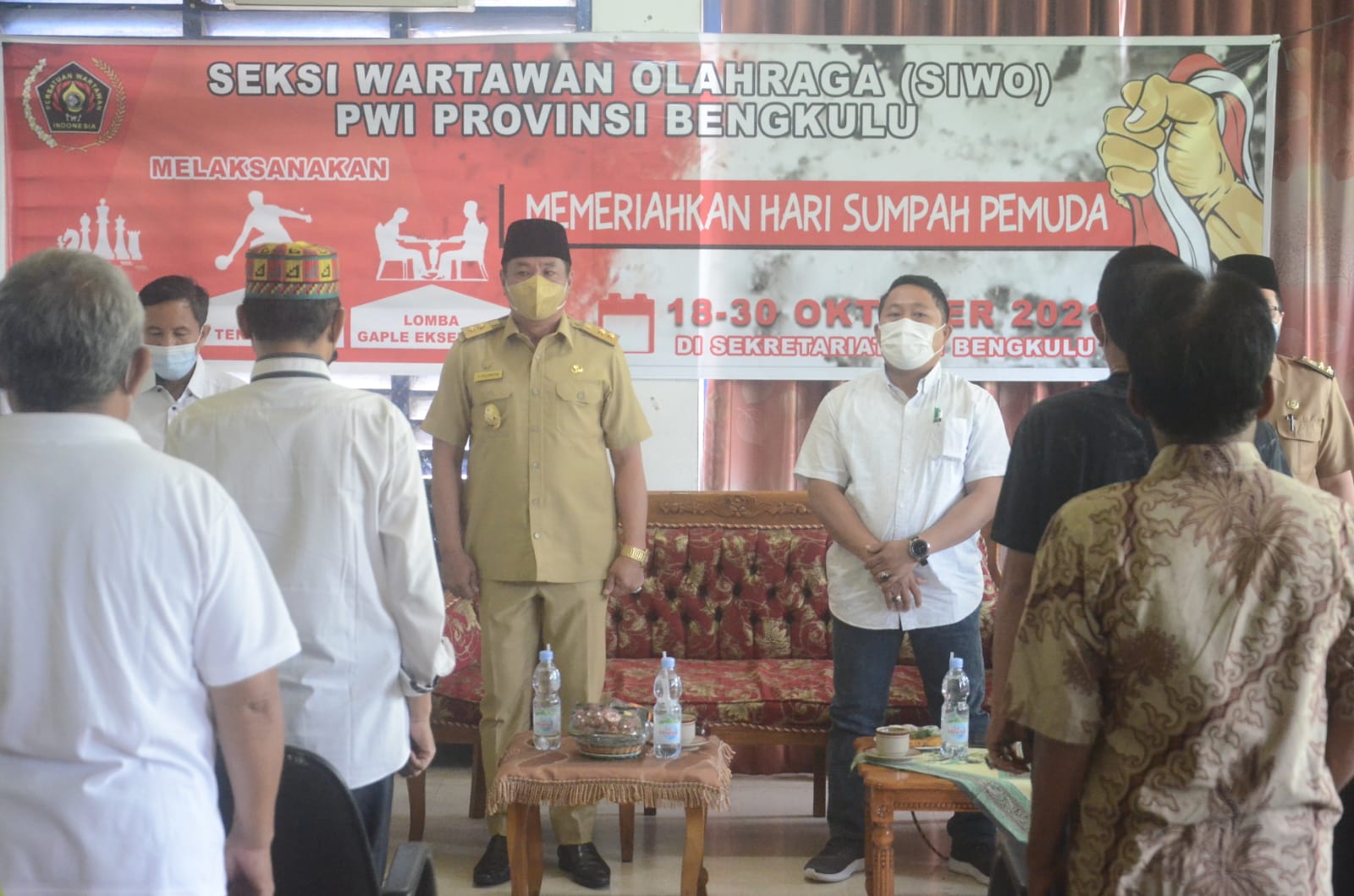 Wagub Rosjonsyah Buka Turnamen Olahraga Antar Wartawan PWI Bengkulu