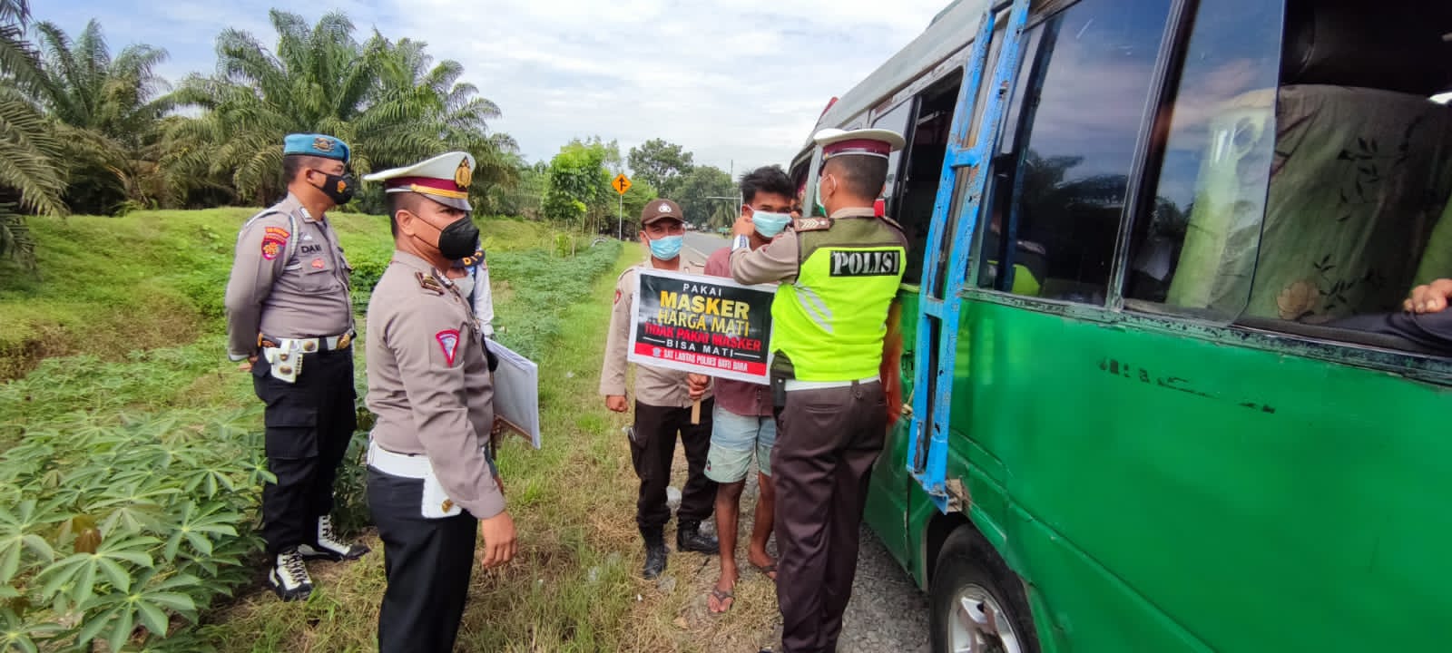 Personil Gabungan Polres Batubara Gelar Ops Yustisi