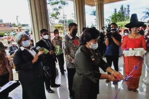 Forkopimda Karo Hadiri Peresmian Menara Jubelium 125 Tahun GBKP