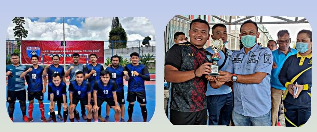 Rutan Kelas IIB Kabanjahe Ikuti Pertandingan Futsal Antar UPT Se-Taparasi