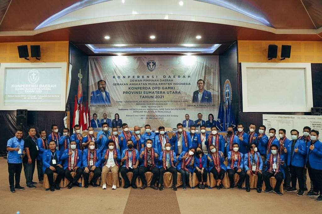 Darwin Sitompul Terpilih Secara Aklamasi Jadi Ketua GAMKI Sumut