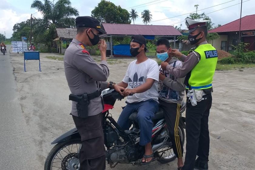 Polres Batubara Terus Gencar Ops Yustisi Pelanggar Prokes