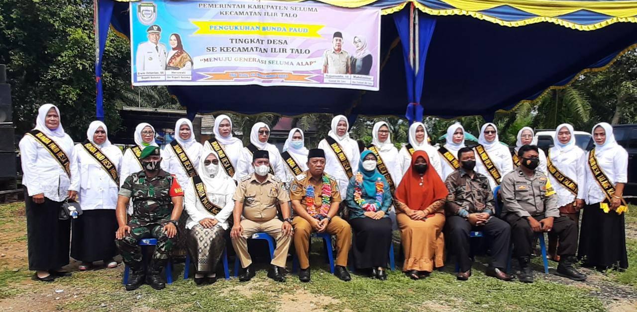 Pengukuhan Bunda Paud Desa Se-Kecamatan Ilir Talo Dan Talo