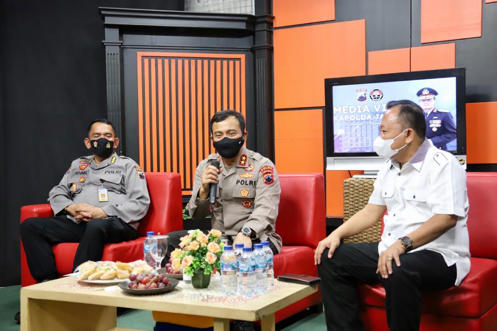 Pererat Kolaborasi Dengan Pers Kapolda Jateng Kunjungi Delapan Kantor Media Massa