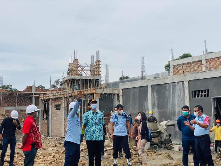 Karutan Kelas IIB Kabanjahe Sambut Kunjungan Kakanwil Kemenkumham Sumut