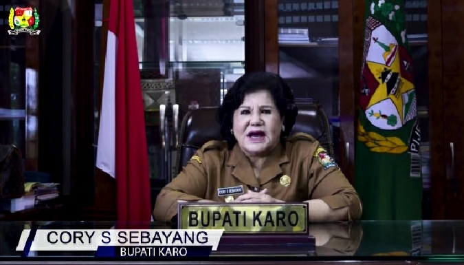 Bupati Karo Ucapkan Selamat Ultah Ke 60 PT Bank Sumut