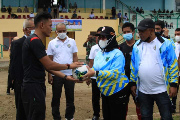 Wabup Labuhanbatu Resmi Buka Kompetisi PSSI Nasional Liga 3 Zona Sumut