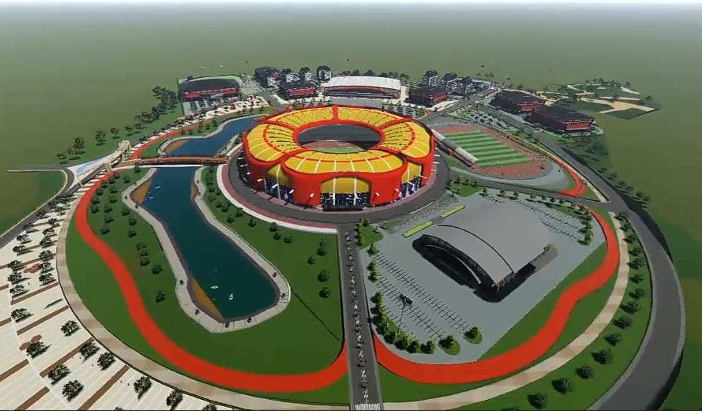 Masterplan Stadion Baru Berbentuk Rafflesia Gubernur Rohidin: Sesuaikan Dengan Keuangan Daerah