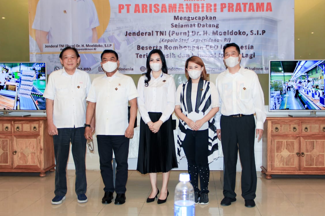 Kunjungi Produsen Elektronik Dalam Negeri Moeldoko Bangga