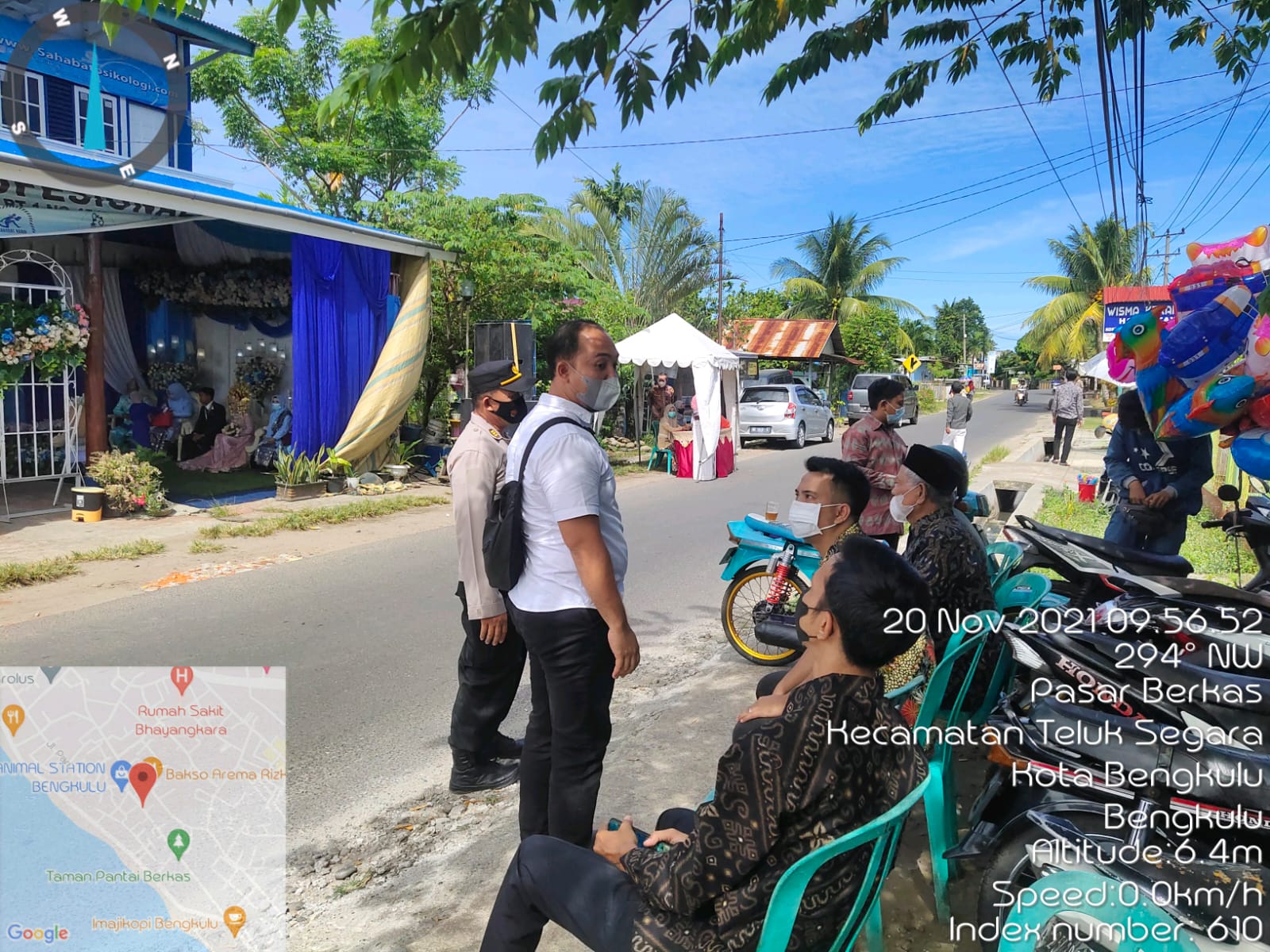 Putus Penyebaran Covid-19, Polres Bengkulu Laksanakan Patroli Prokes