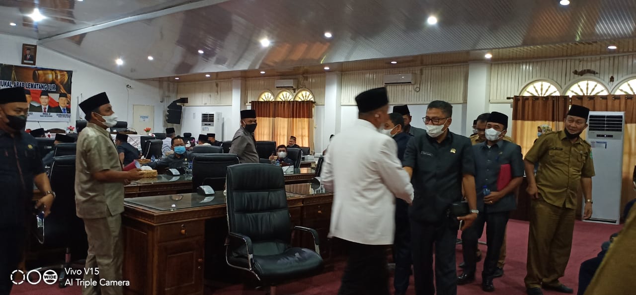 Belum Menerima Berkas RKA Paripurna Dewan PALI Diskors