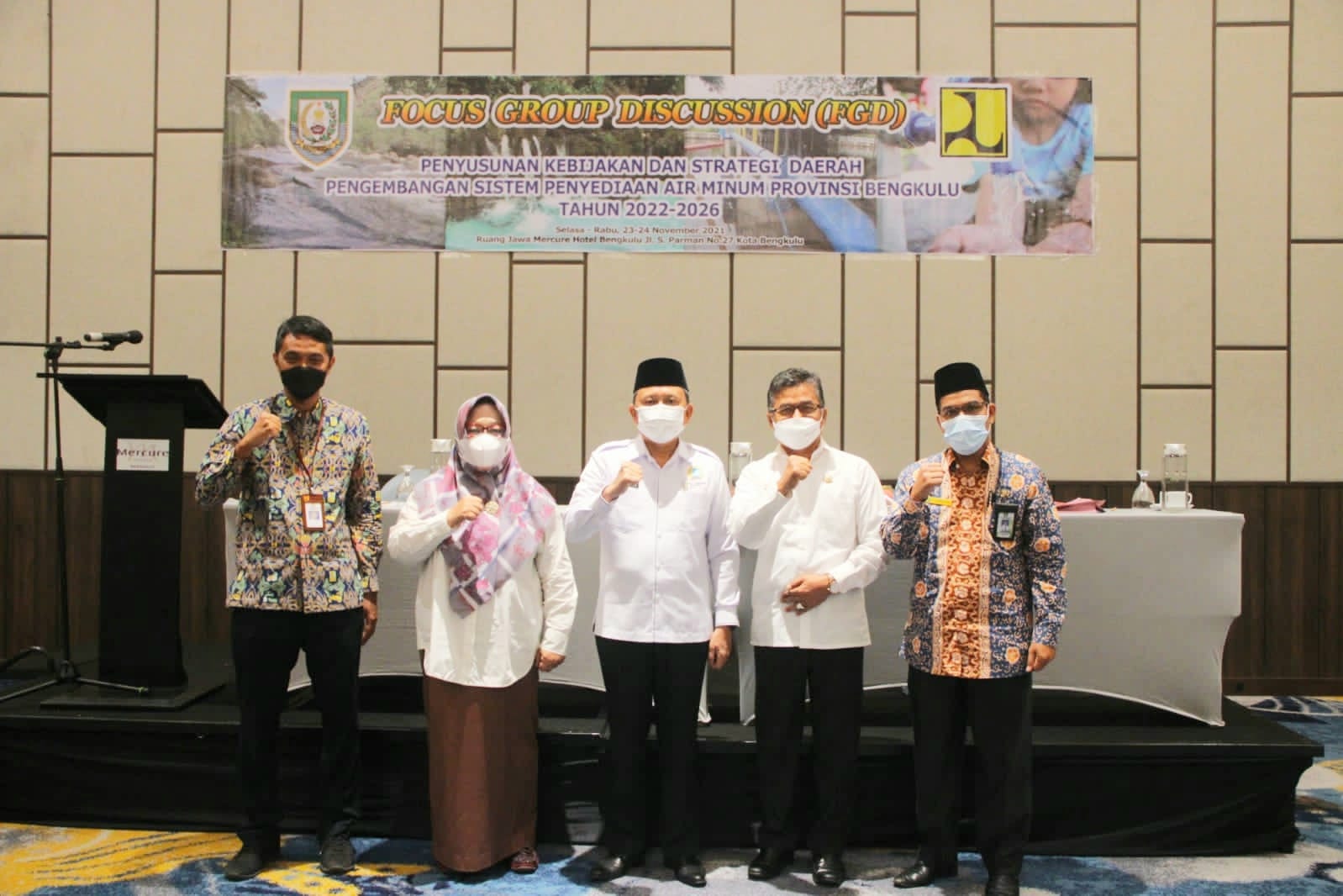 Sekda Hamka Buka FGD KSD-PSPAM Provinsi Bengkulu 2022 - 2026