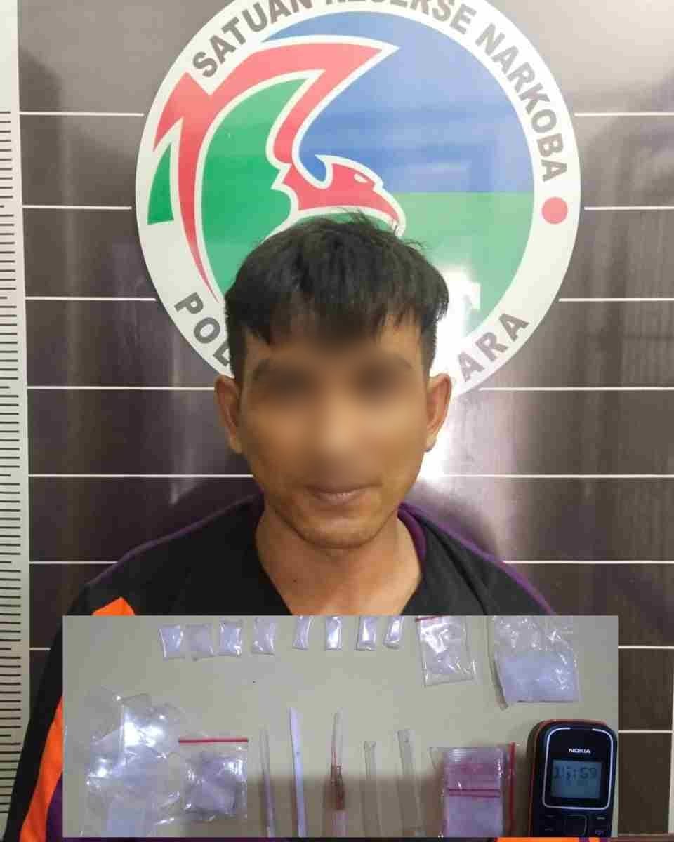 Nekat Jual Sabu di Batubara Bandar Asal Simalungun Dibekuk Polres Batubara