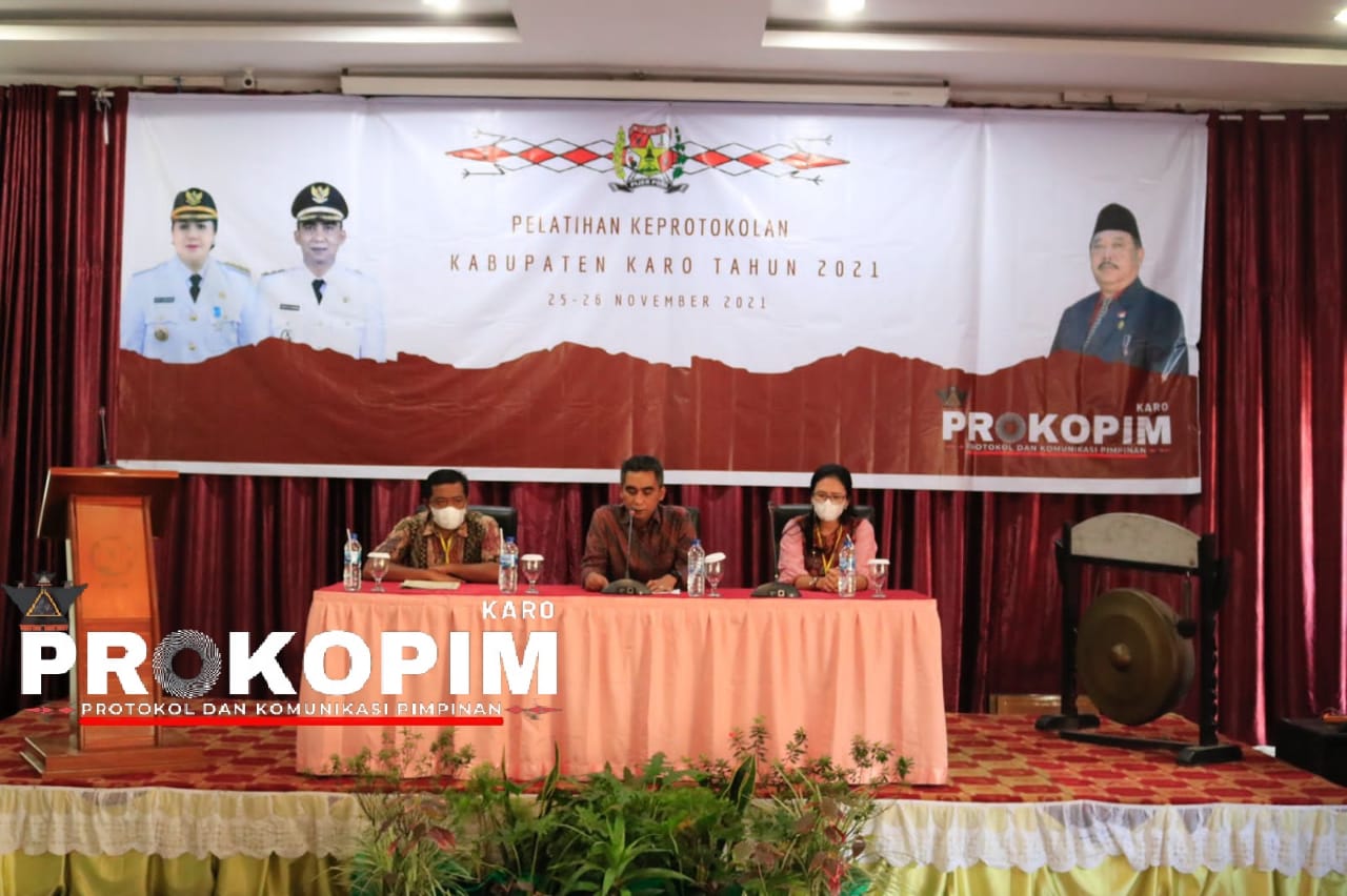 Pemerintah Kabupaten Karo Gelar Pelatihan Keprotokolan